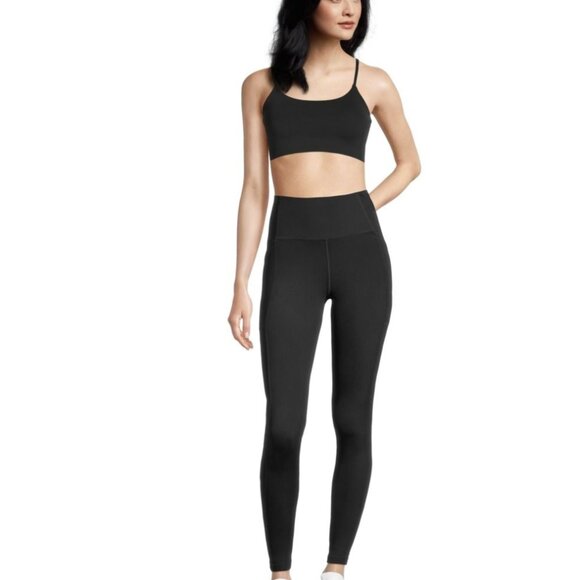 Girlfriend Collective Black Compressive Pocket Leggings - Picture 1 of 6